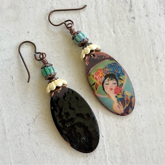 ARTISAN Earrings “Bailaora Flamenco” - Dangles - Picture 10 of 12